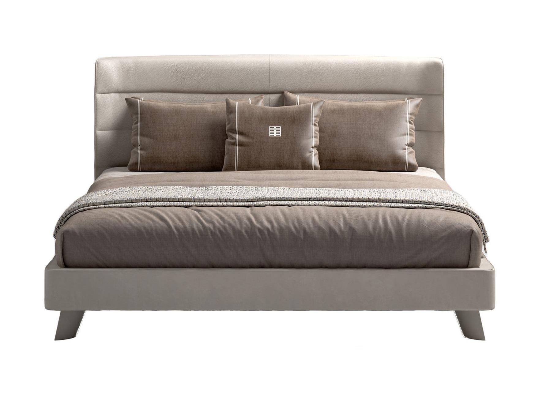 Cama Revestida a Pele com Cabeceira