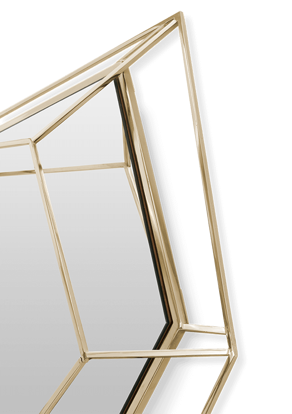 Espelho de parede pequeno Lustre