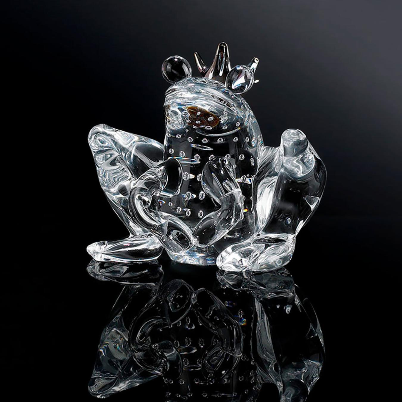 Figura Decorativa Príncipe em Vidro