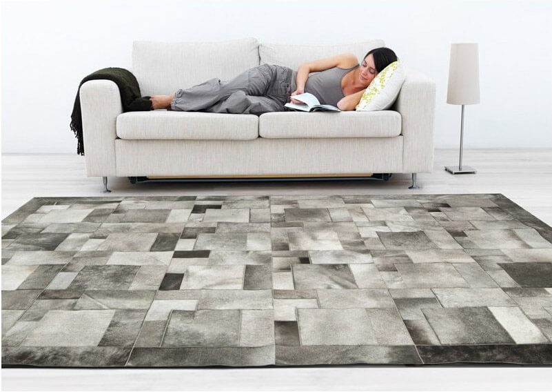 Tapete Pele de Vaca Puzzle col.10 | Tamanho: 180 × 300 cm