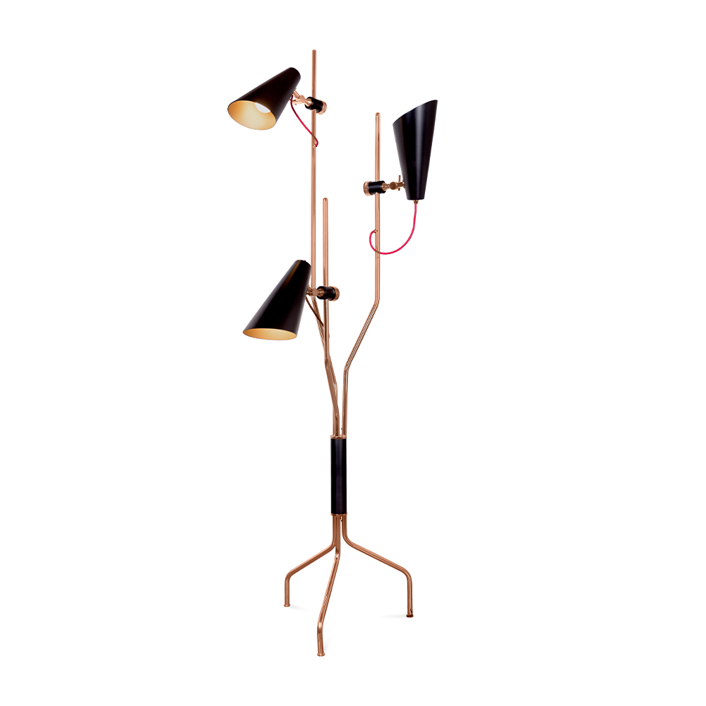 Candeeiro de pé radiante