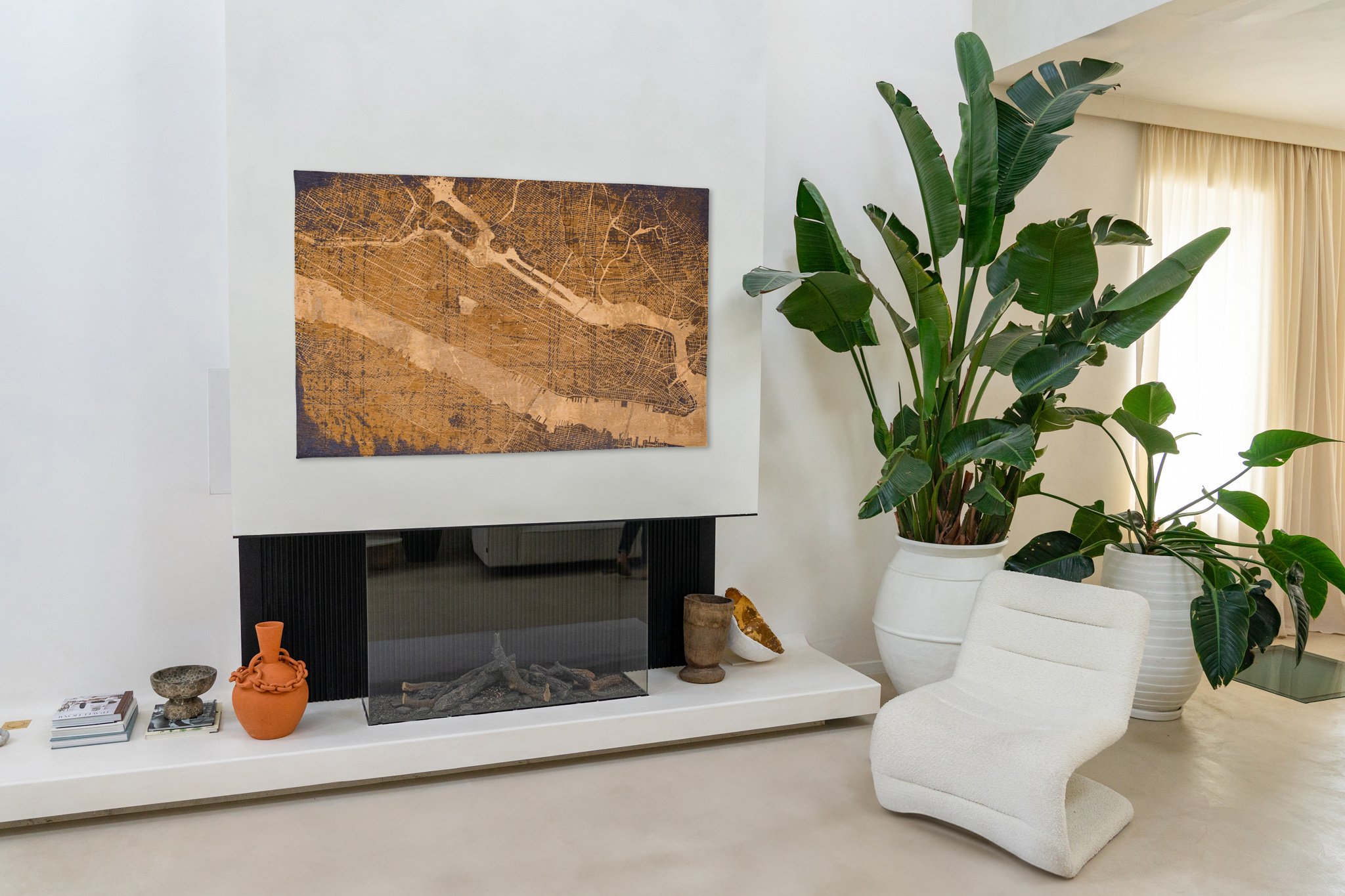 Tapete Gatsby Dourado 9315 | Tamanho: 200 × 280 cm