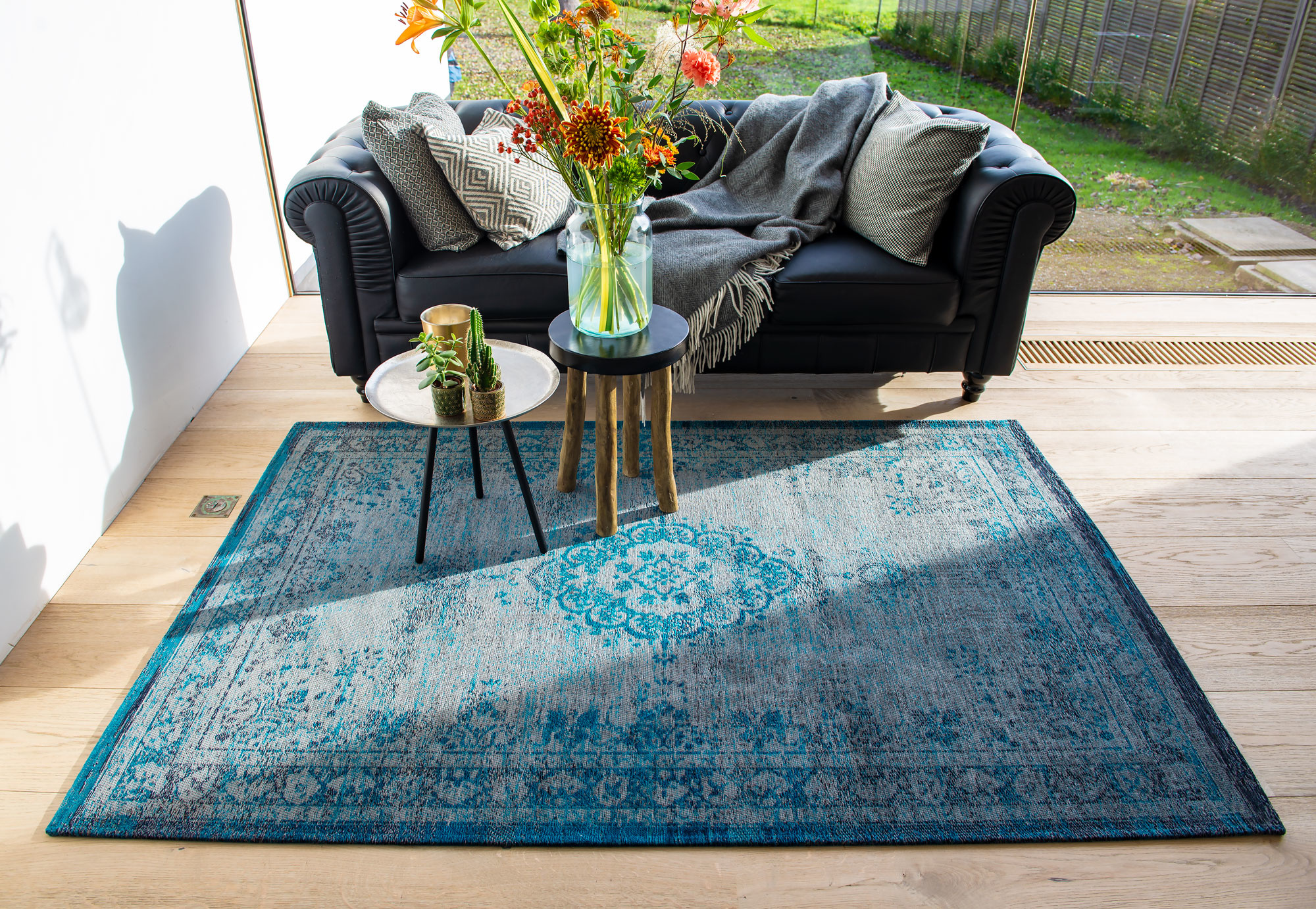 Tapete Vintage Style Grey Turquesa 8255 | Tamanho: 280 × 390 cm