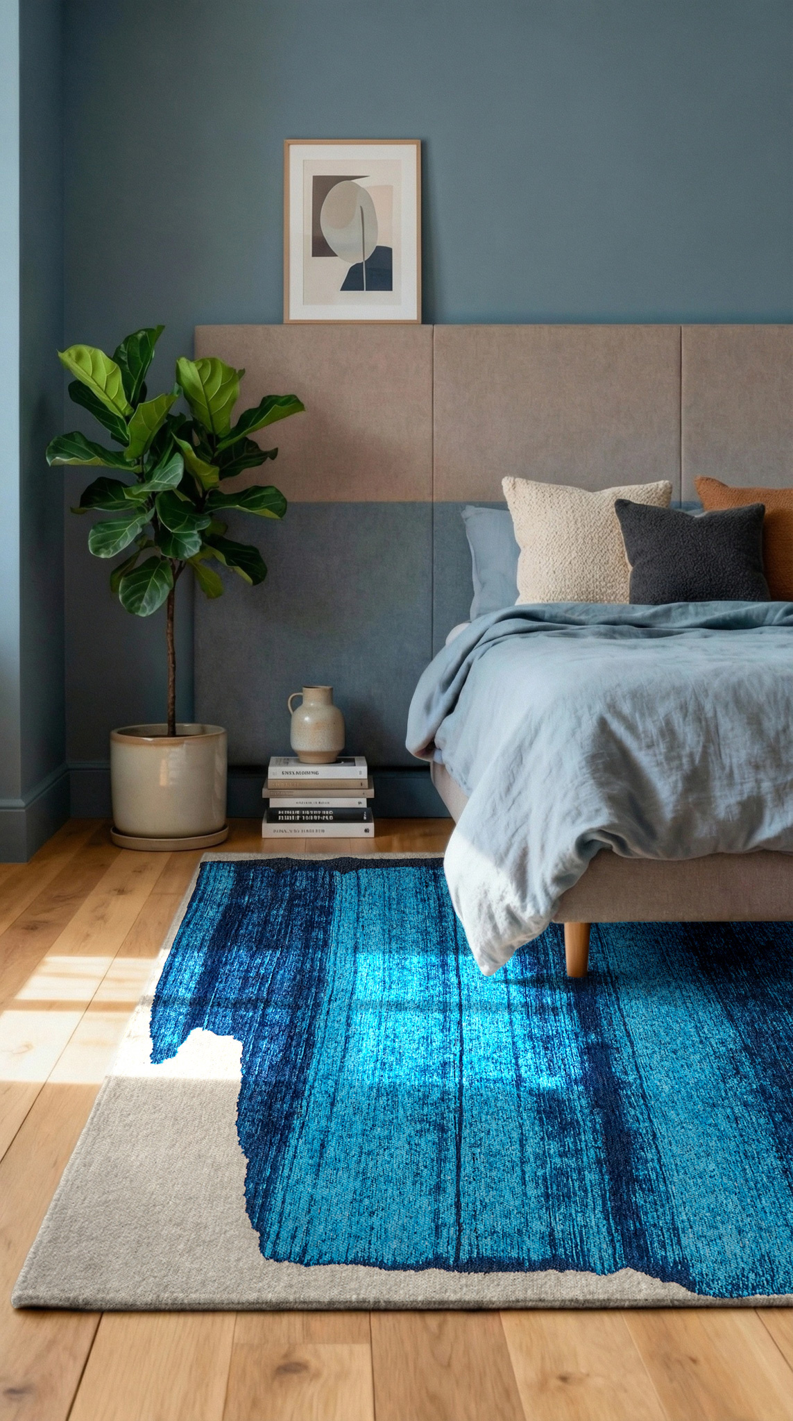 Tapete Brush Diva Blue