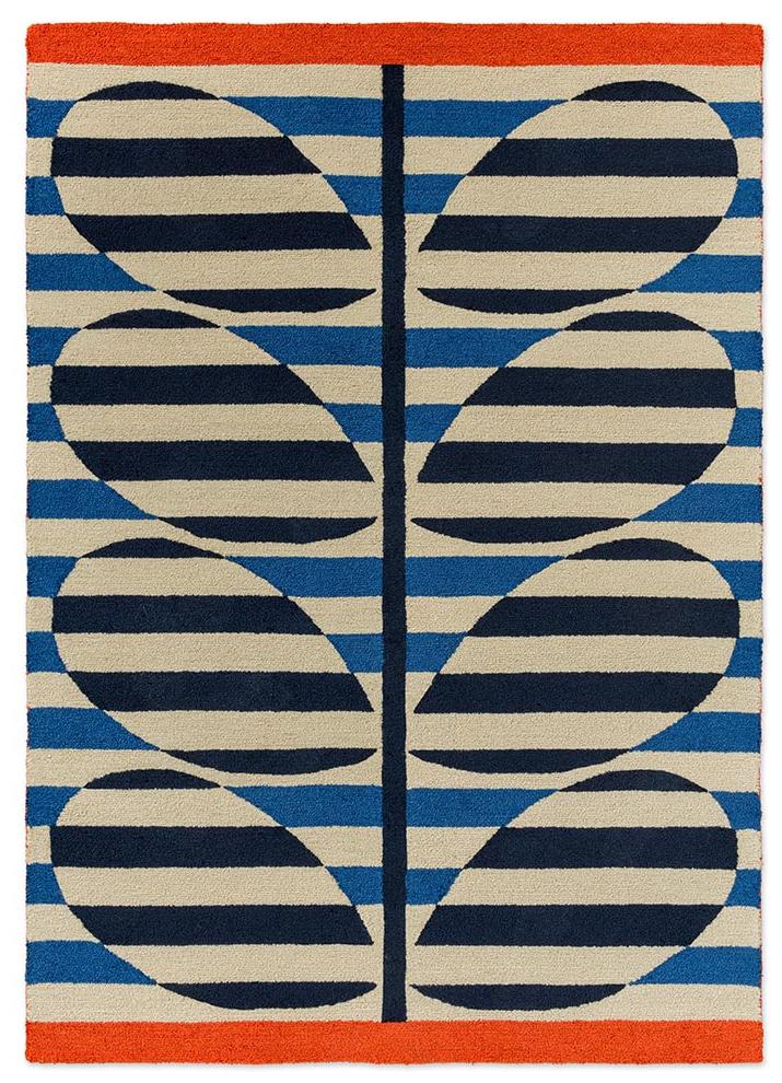 Tapete Exterior Stripy Stem Azure | Tamanho: 160 × 230 cm
