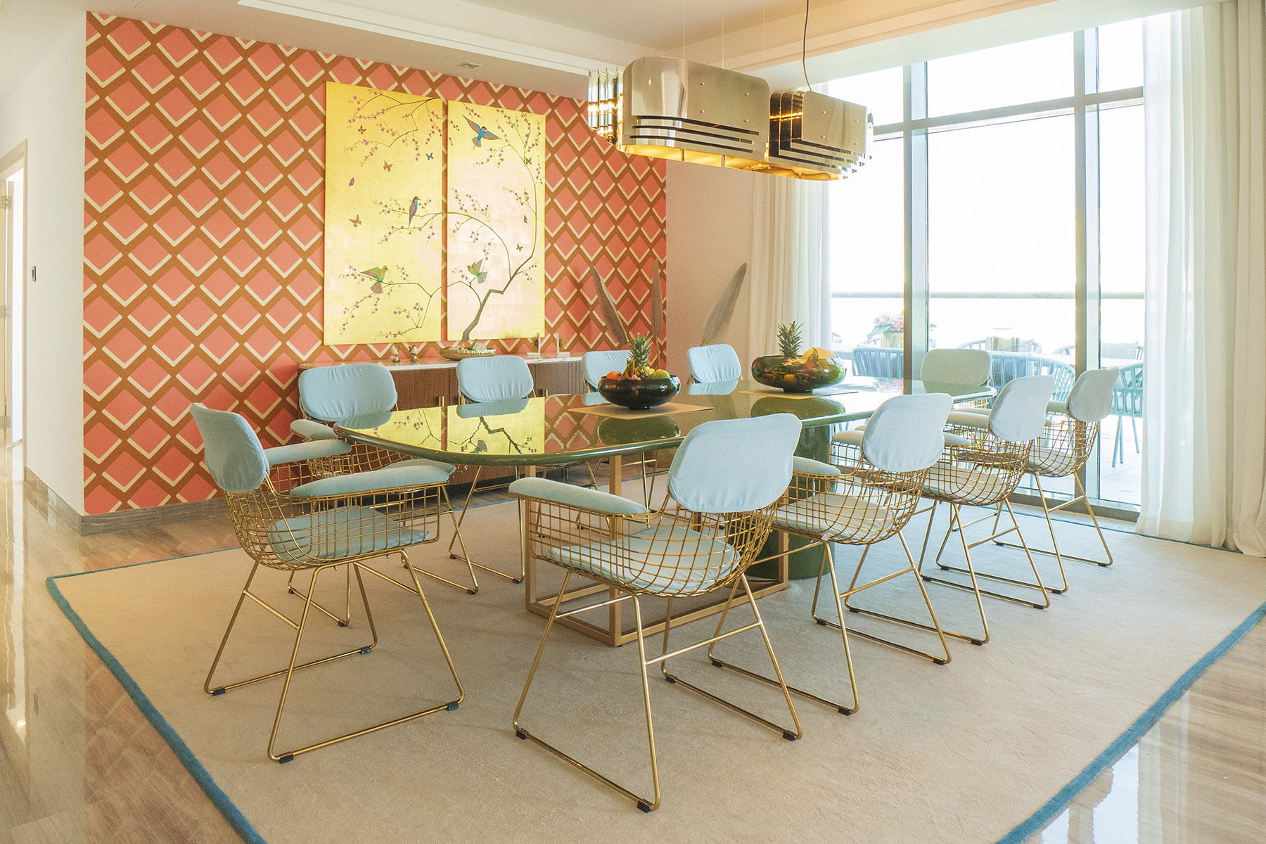 Candeeiro suspenso real - 2