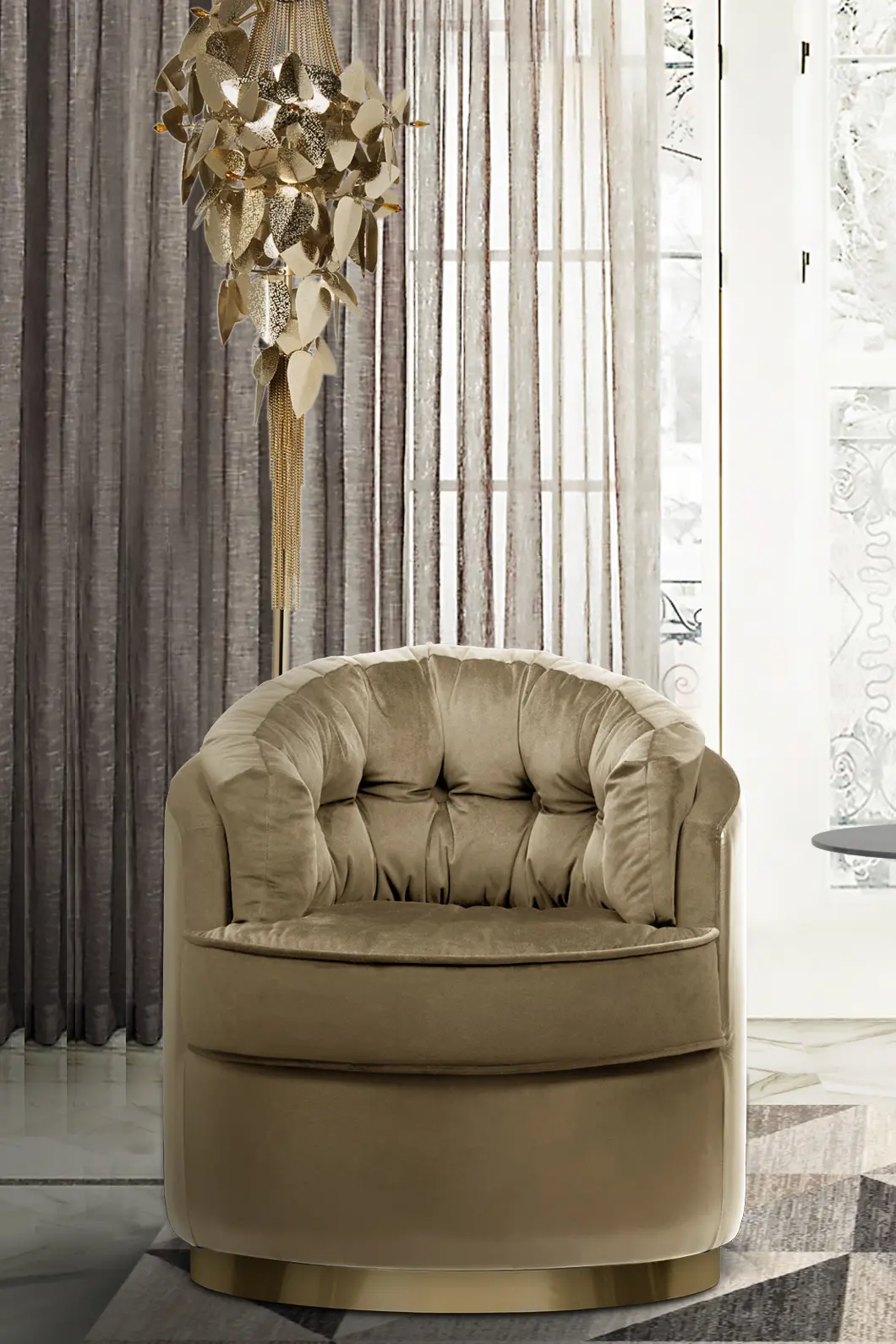 Poltrona Giratória Luxe - 14