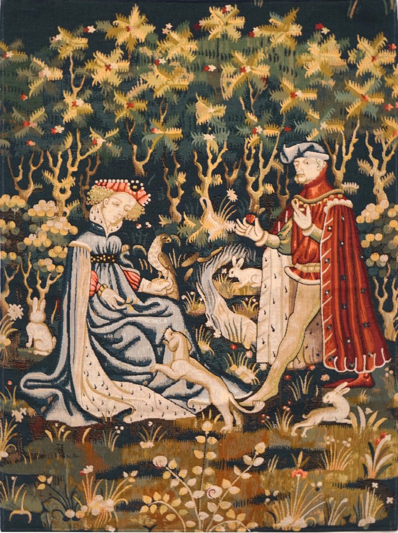 Tapeçaria oferta do coração