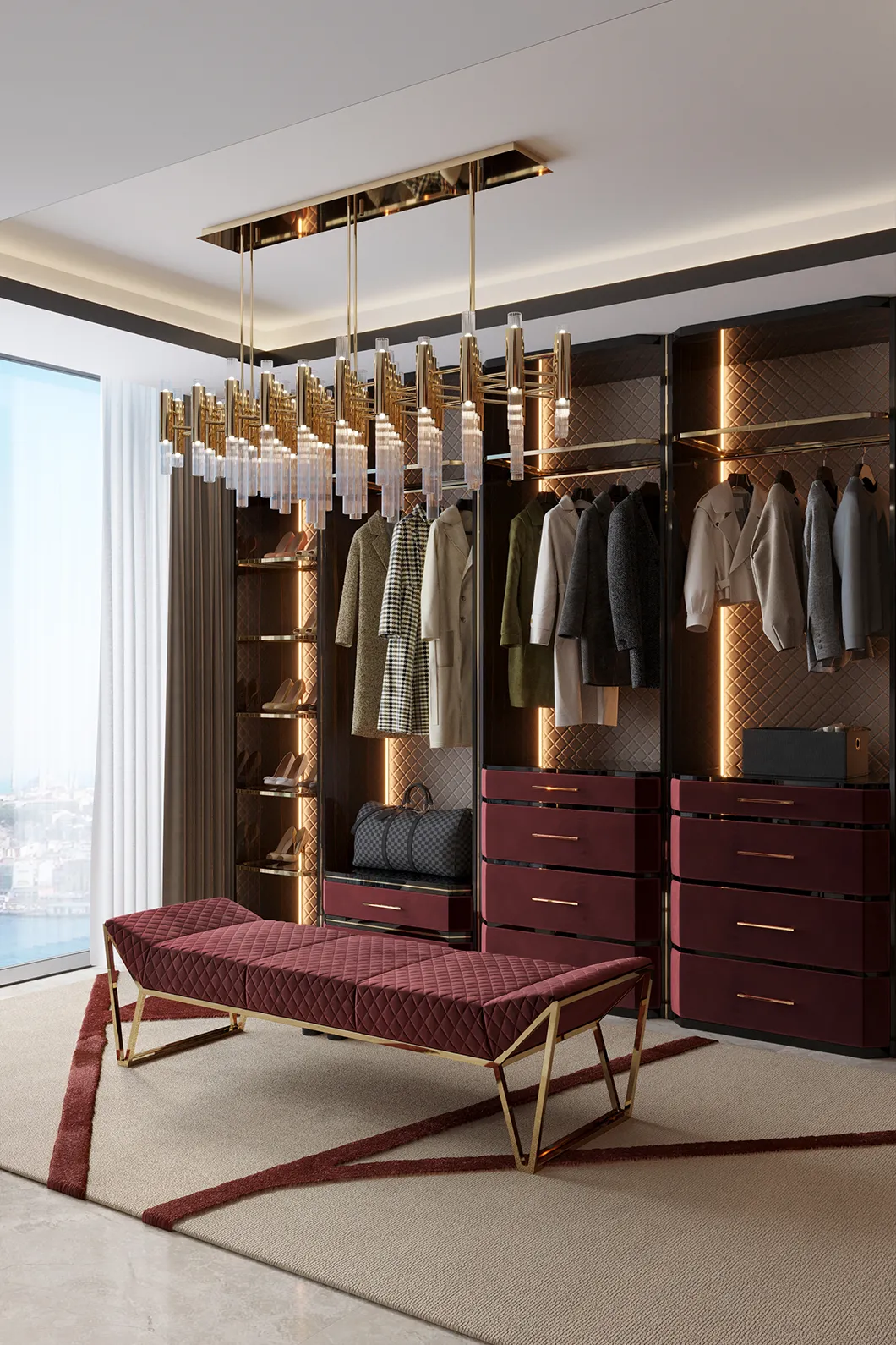 Roupeiro Preto Cadence