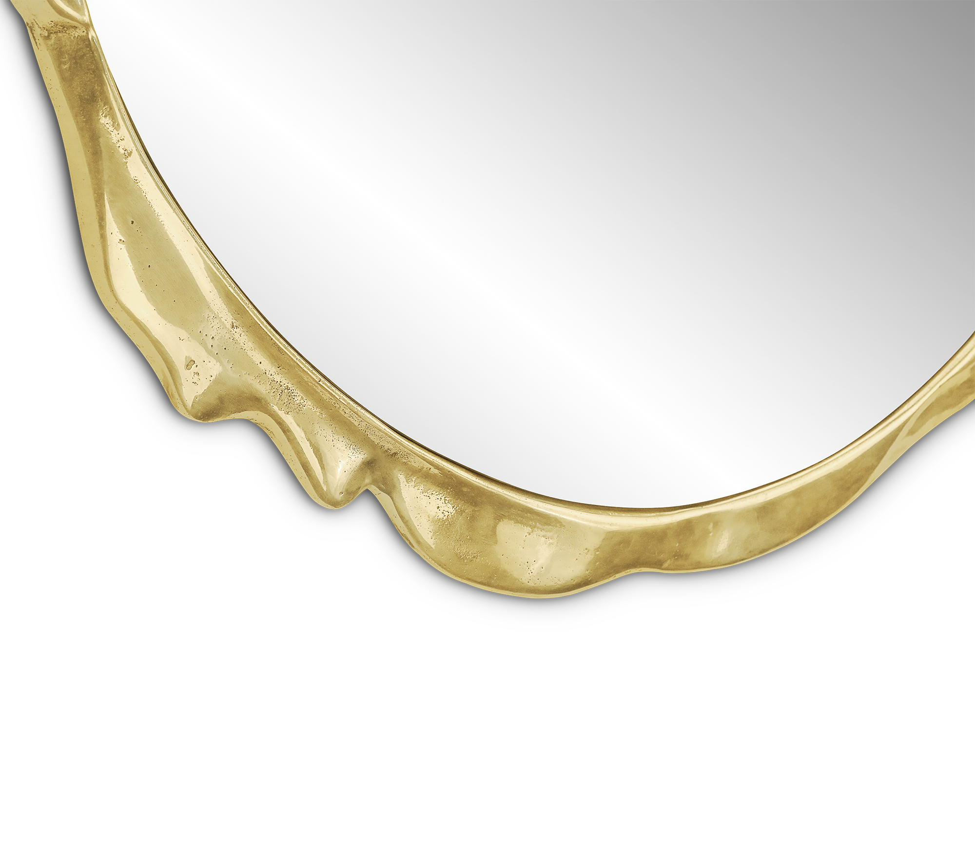 Espelho dourado lava