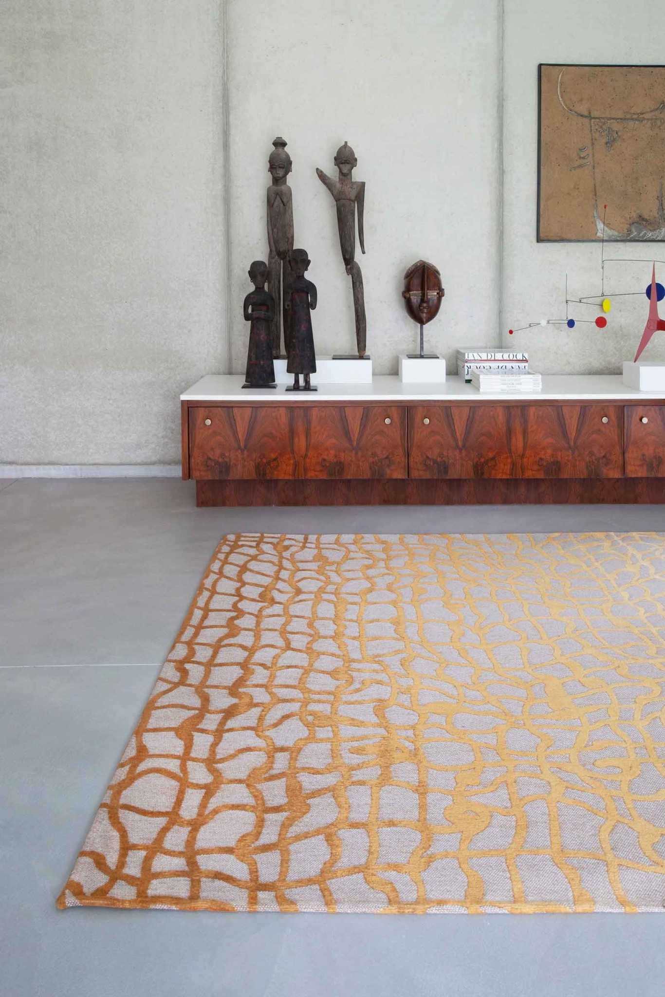 Tapete Dedalo - Yellow Scarab 9205 | Tamanho: 200 × 280 cm