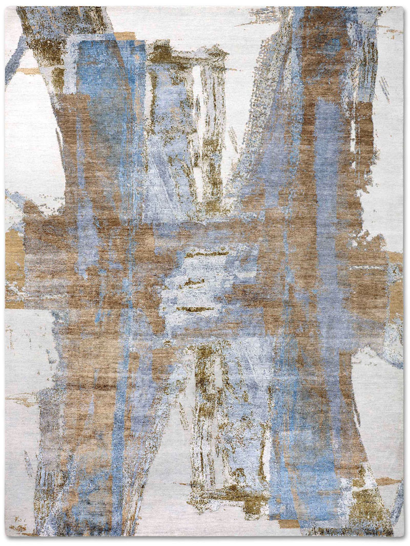 Tapete Gold Rust Tecido à Mão