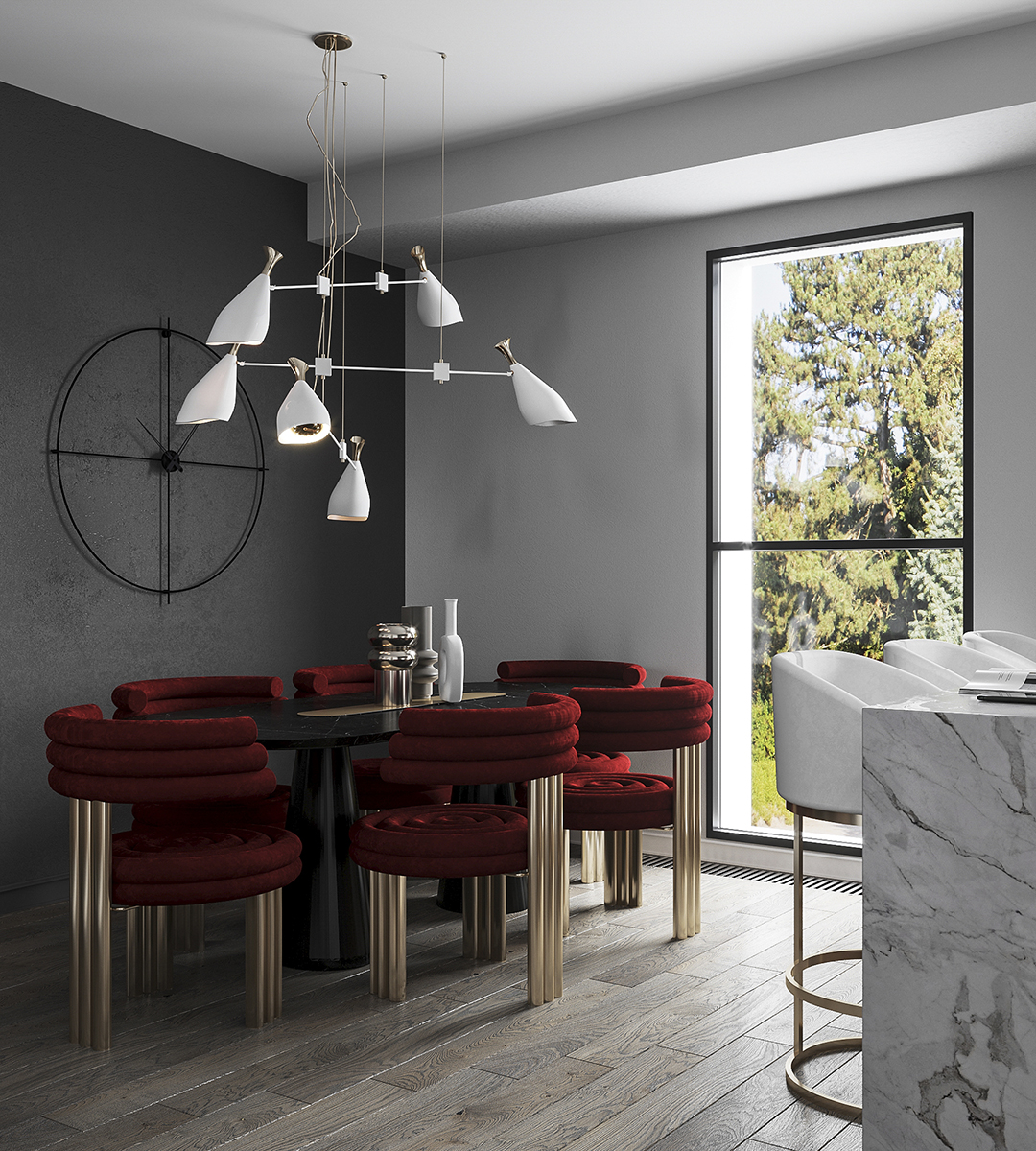 Candeeiro suspenso nobre - 7