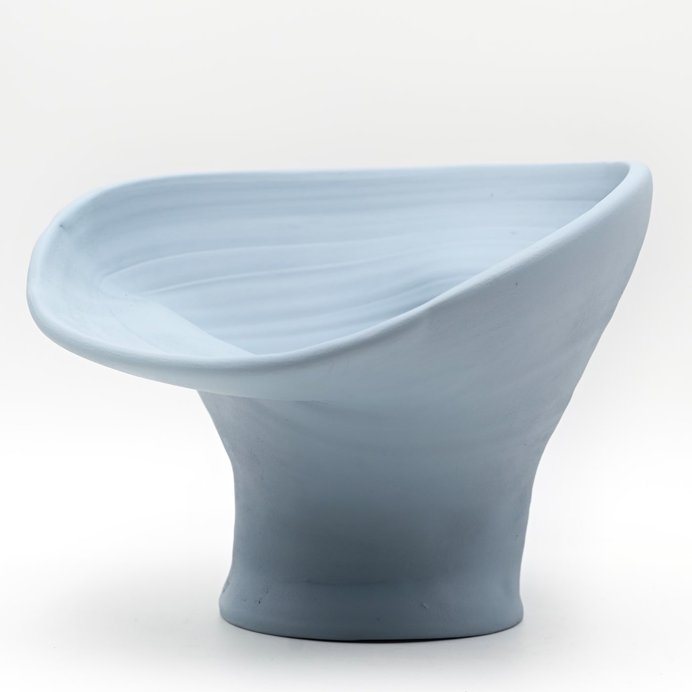 Vaso esculpido à mão céu