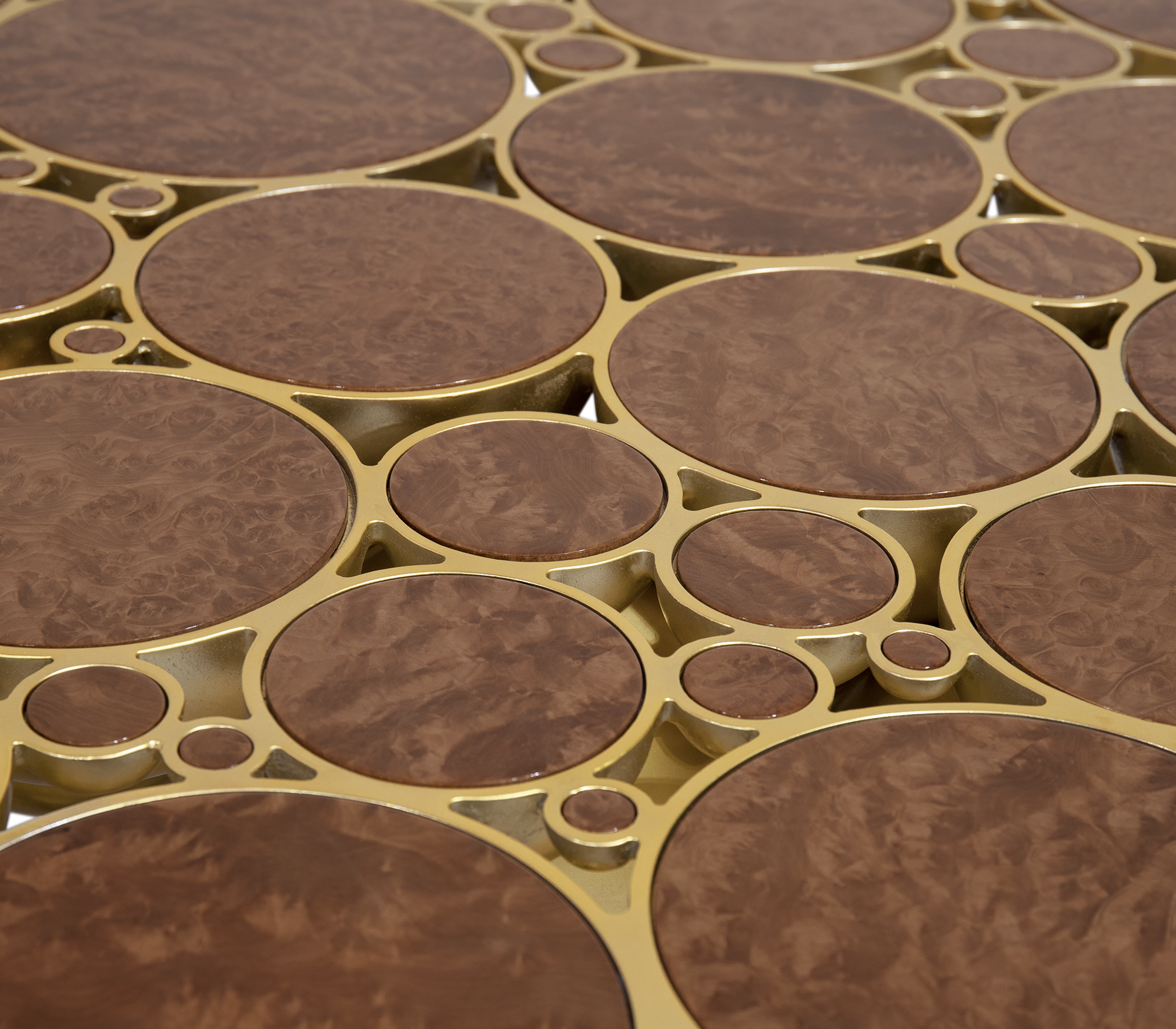 Mesa de Jantar Luxe Nogueira Orbit