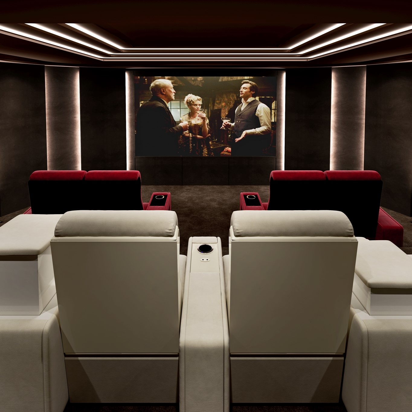Poltrona Lounge para Cinema em Casa Luxor - 1