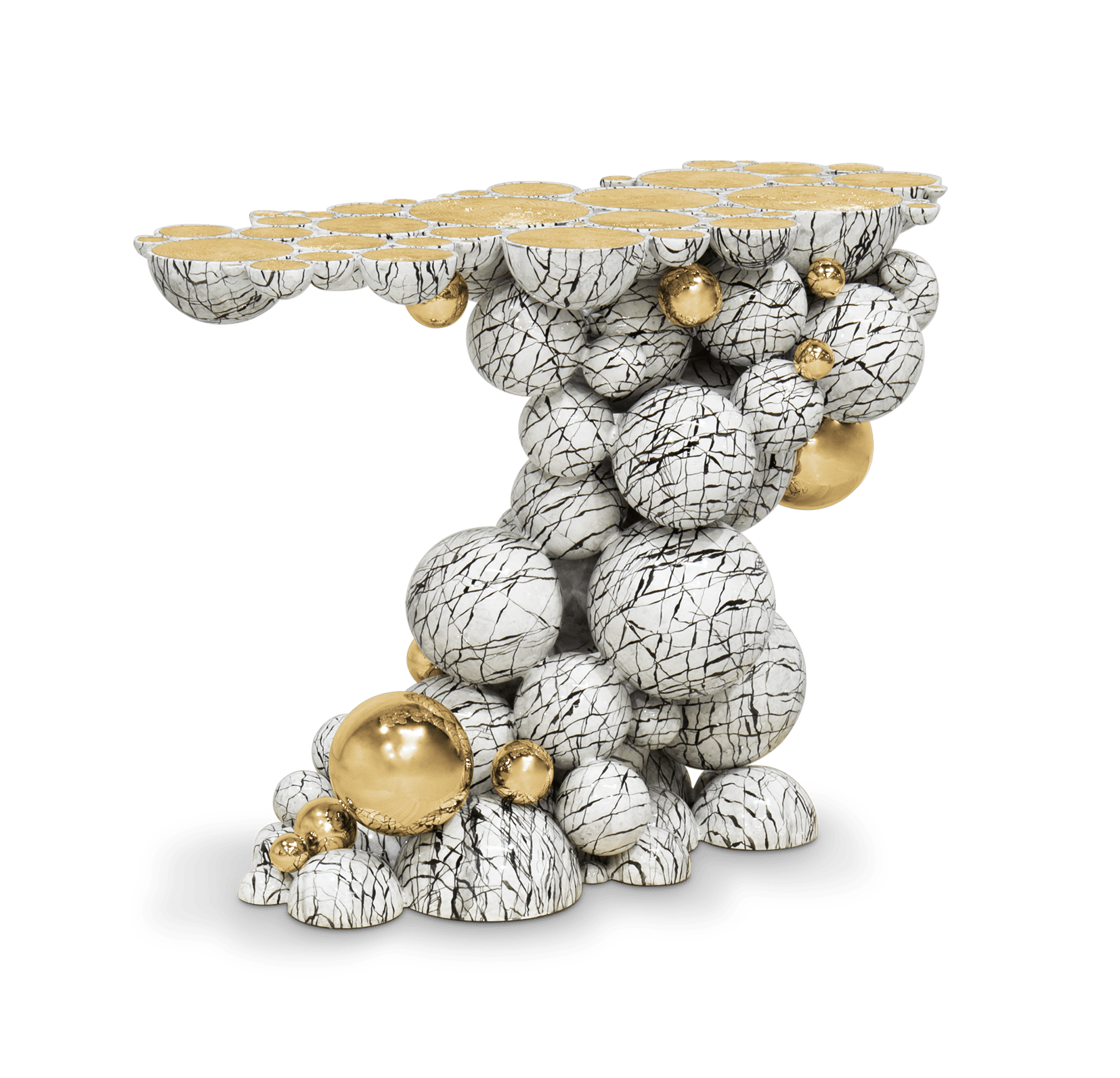 Consola Orbit Falso-mármore