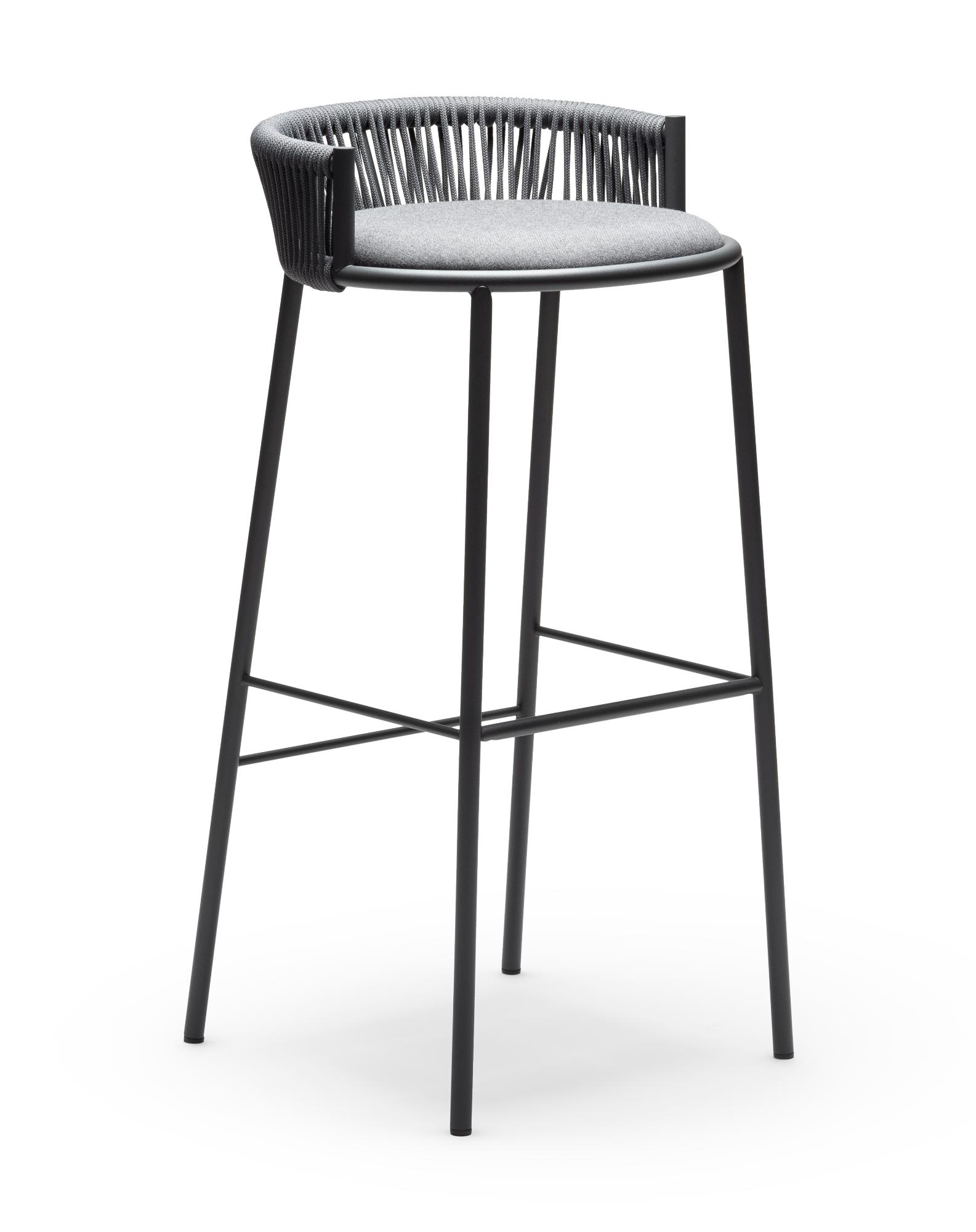 Banco de Bar para Exterior Millie SG-80 Cinzento