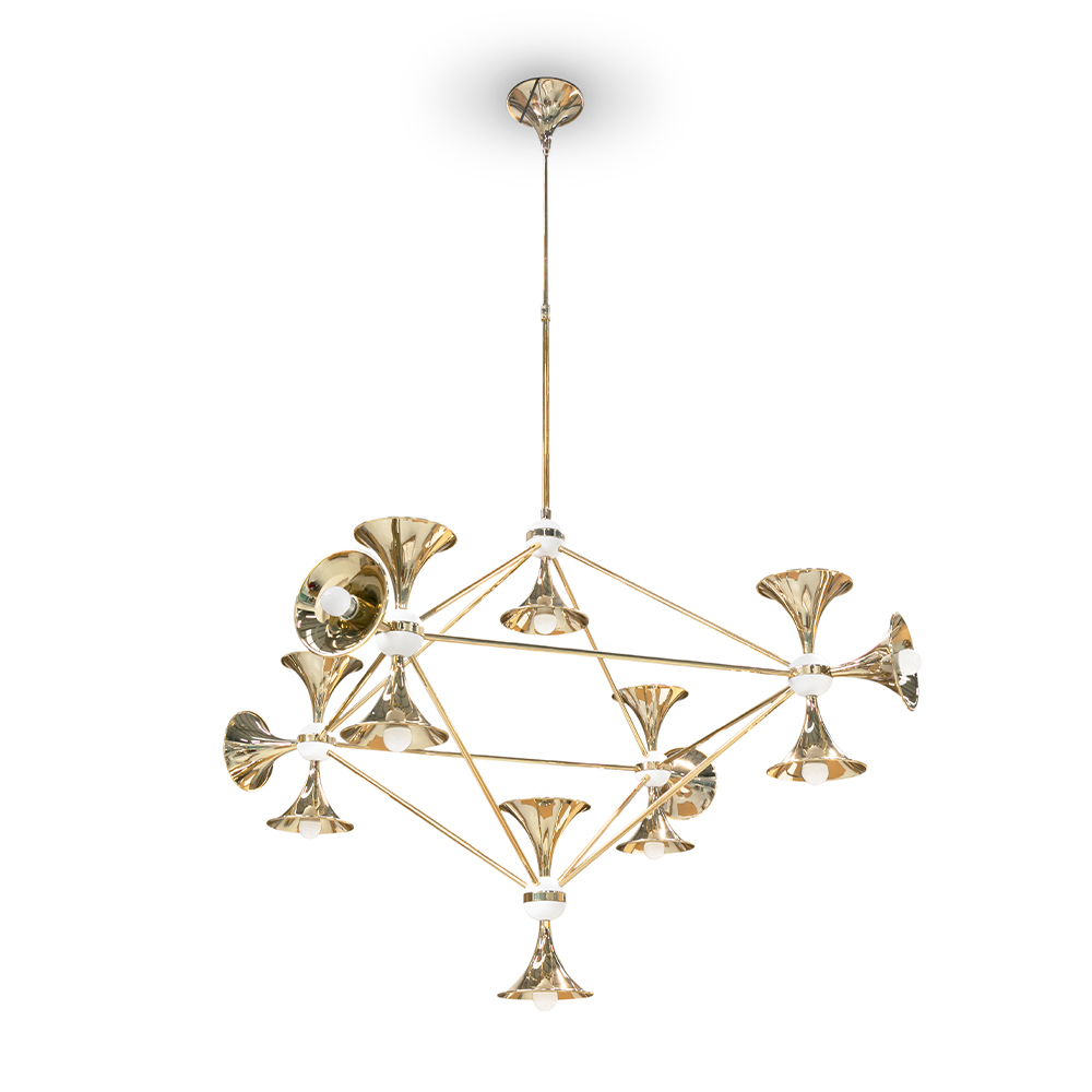 Candeeiro suspenso diamante Maestro