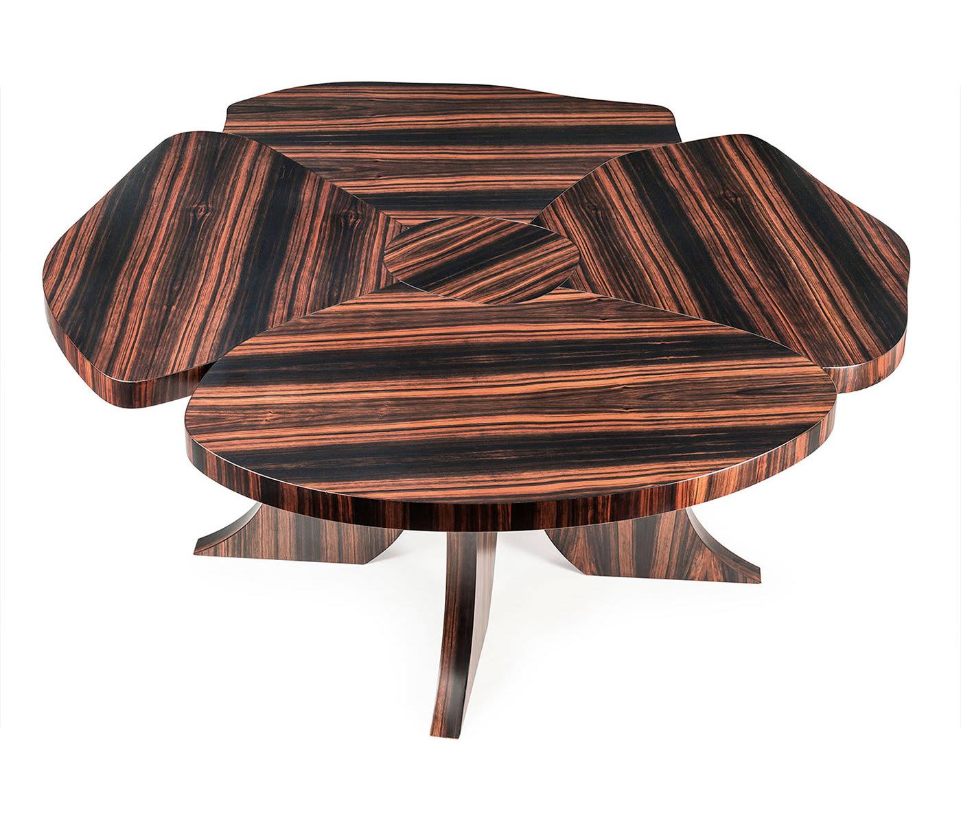 Mesa de Jantar Andy em Madeira Escura