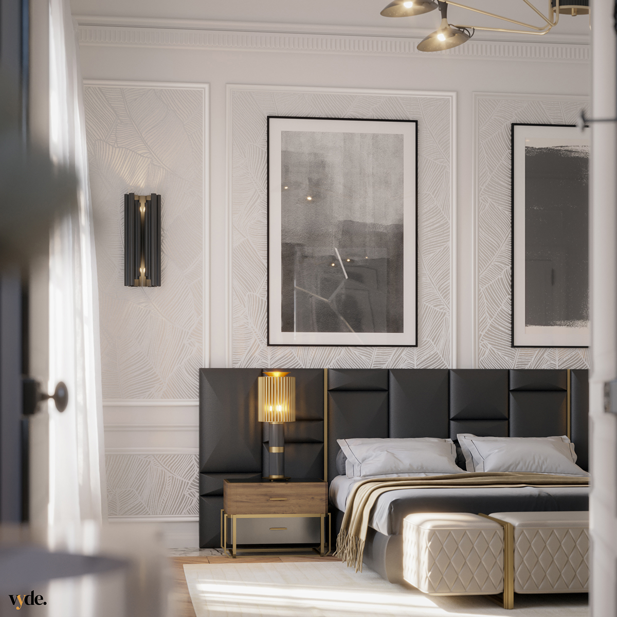 Candeeiro de parede designer - 4