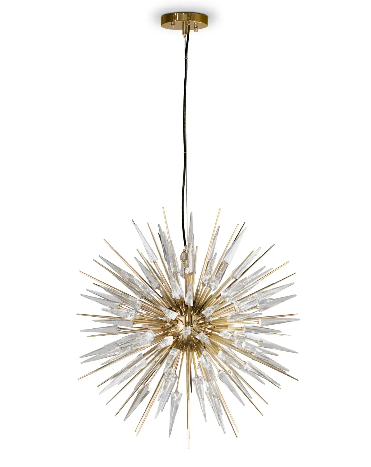 Candeeiro suspenso explosão