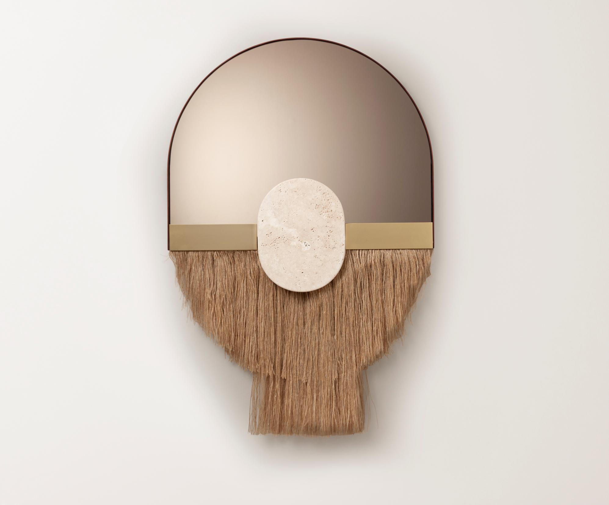 Espelho Decorativo de Parede Souk Ecru Latte