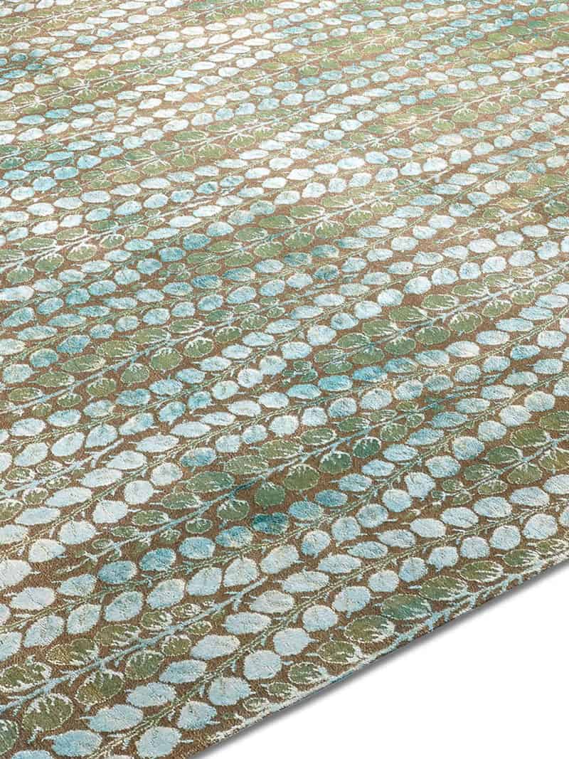 Tapete Electric Azul Tecido à Mão | Tamanho: 250 × 300 cm