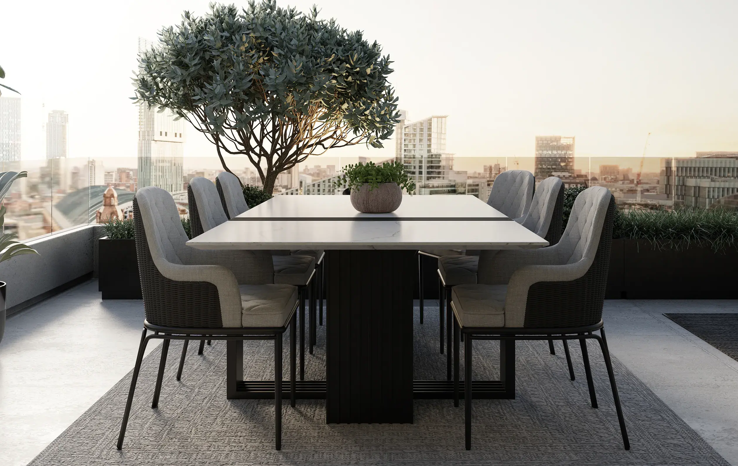 Mesa de jantar de exterior Whirlwind - 5