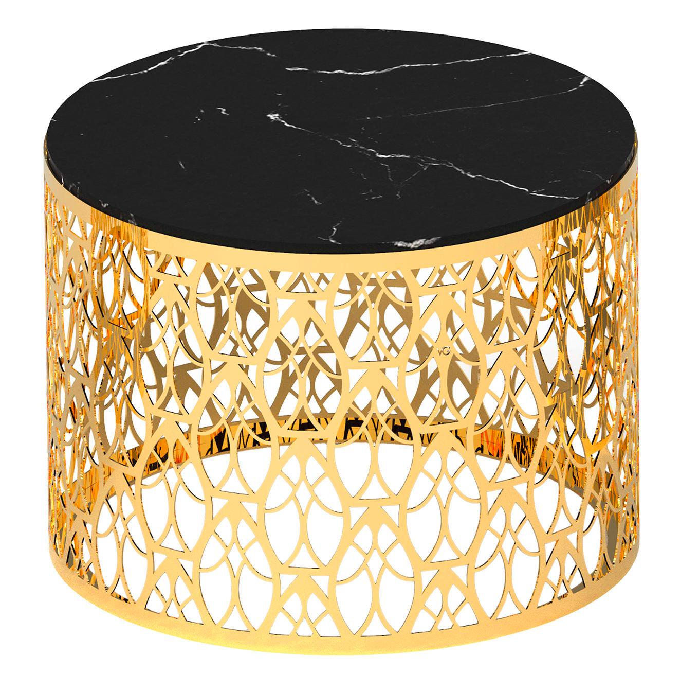 Mesa de Centro Cabaret Dourada