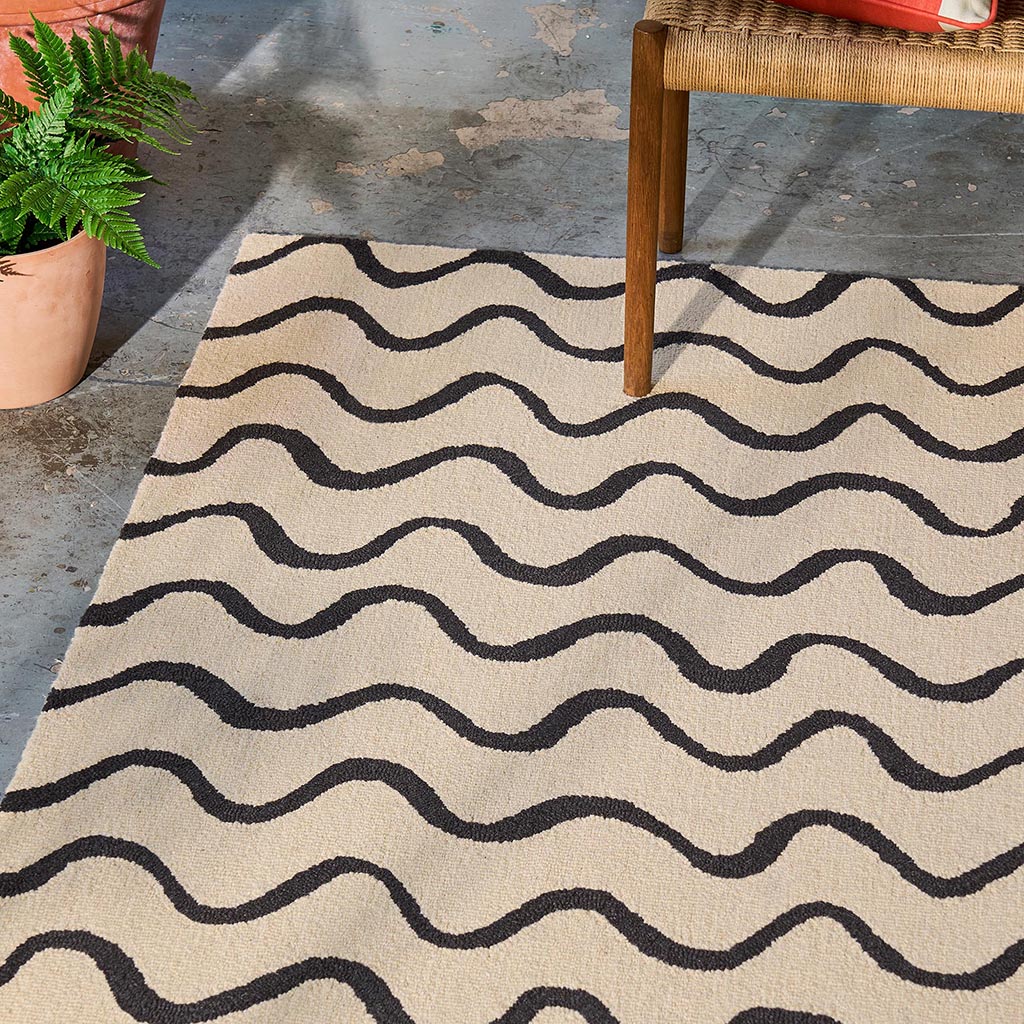 Tapete Ribbon Carvão | Tamanho: 250 × 350 cm