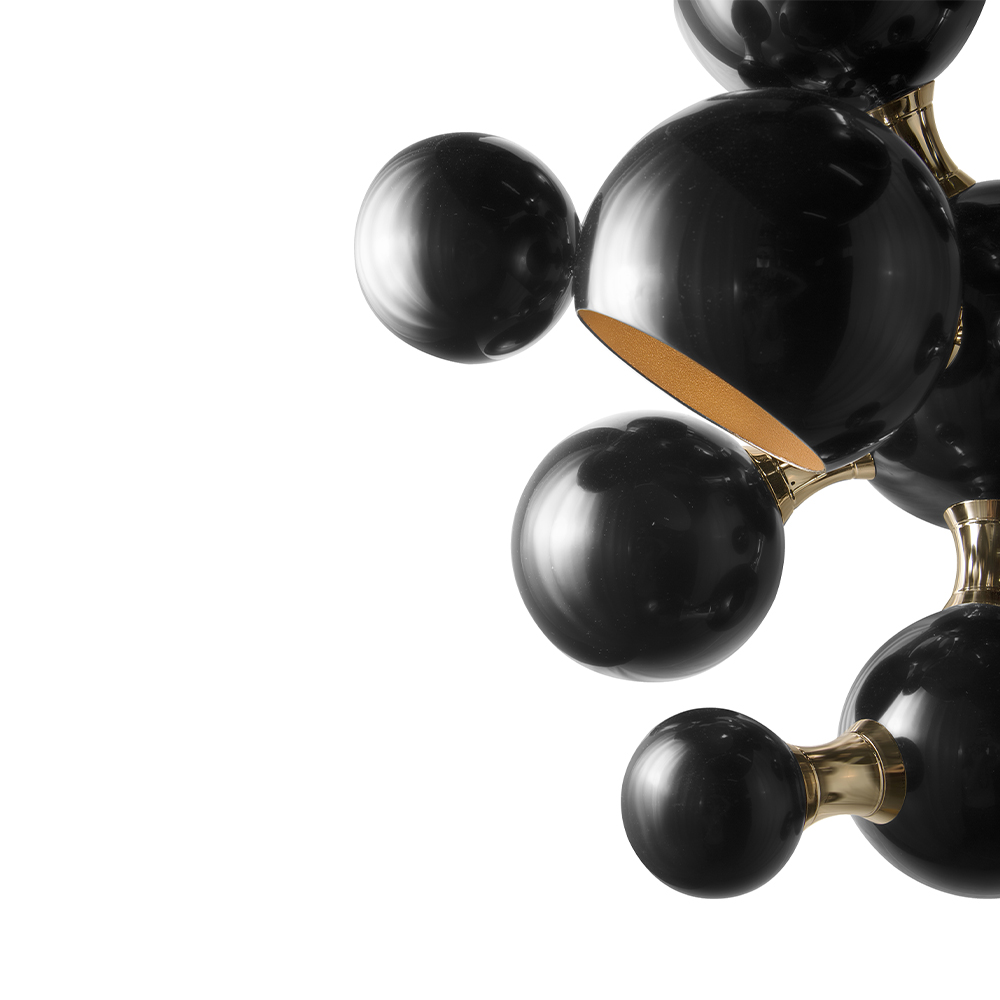 Candeeiro de parede molecular