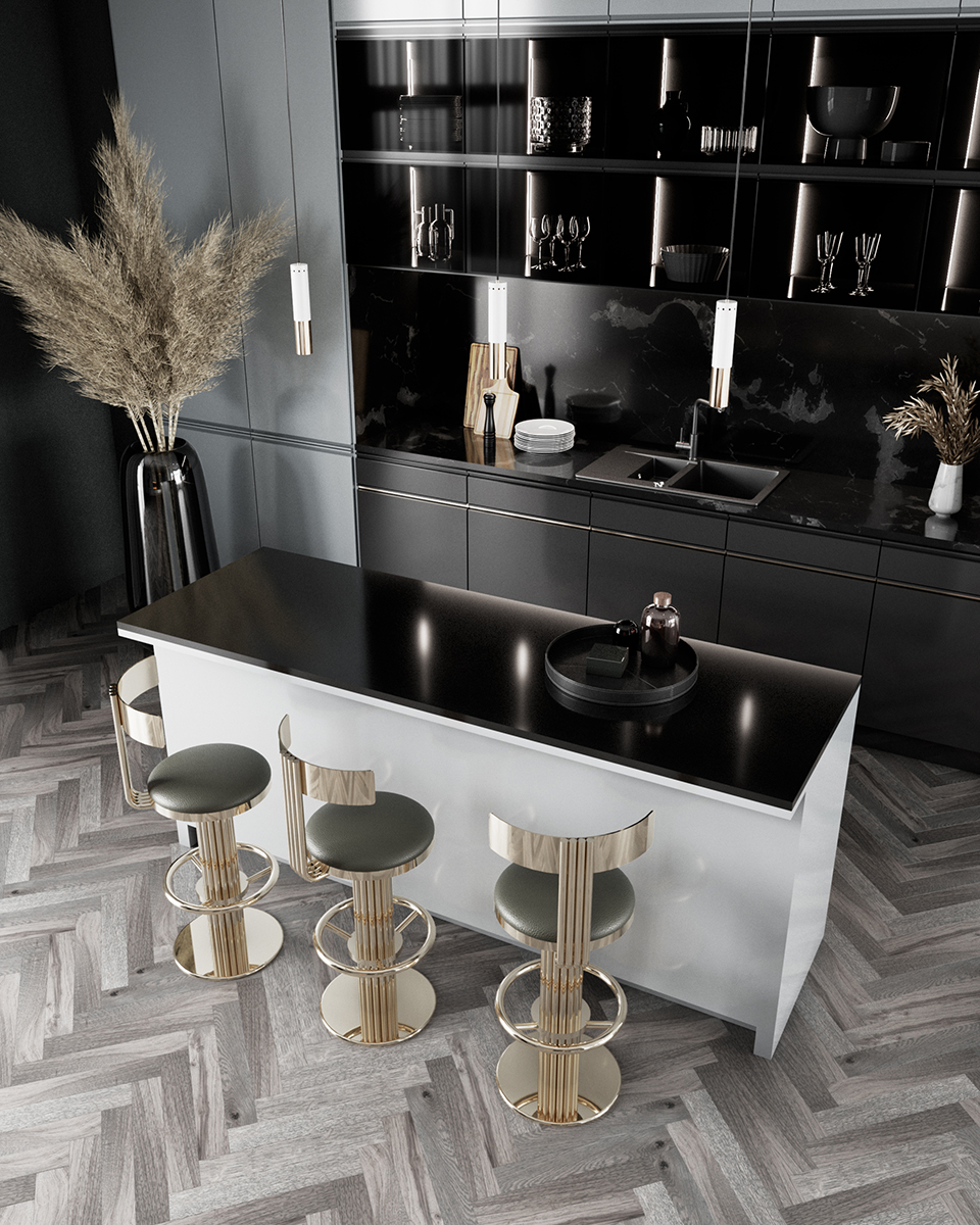 Candeeiro suspenso modernista - 14