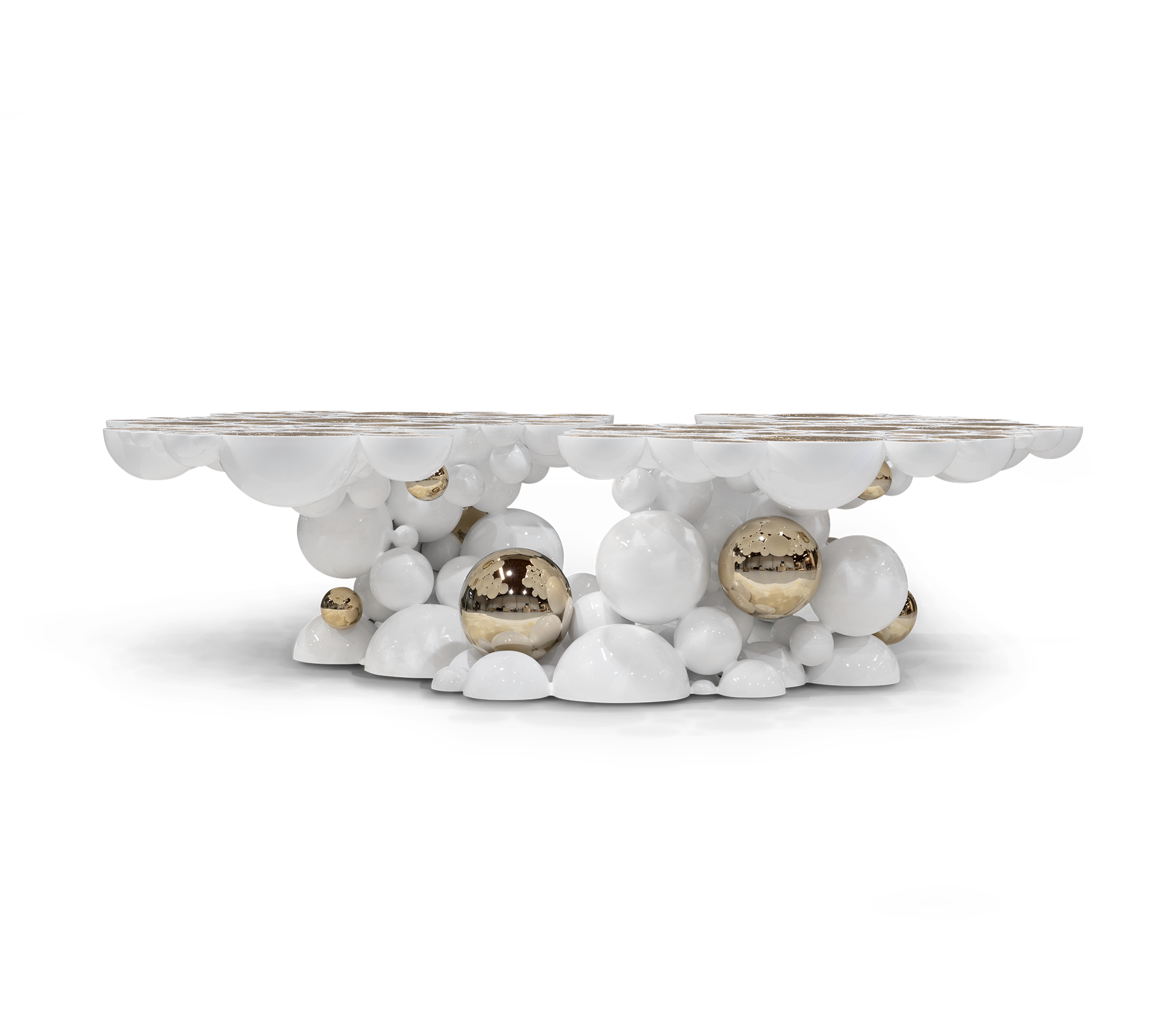 Mesa de Centro Branca Orbit