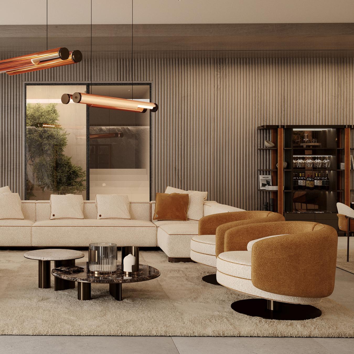 Mesa de Centro Baixa Redonda Bon Ton