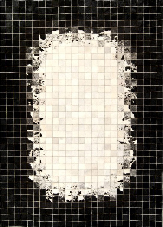 Tapete Pele de Vaca Mosaic col.5 | Tamanho: 140 × 200 cm