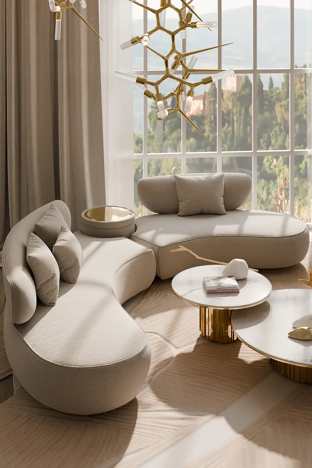 Sofá Redondo Lattice - 3