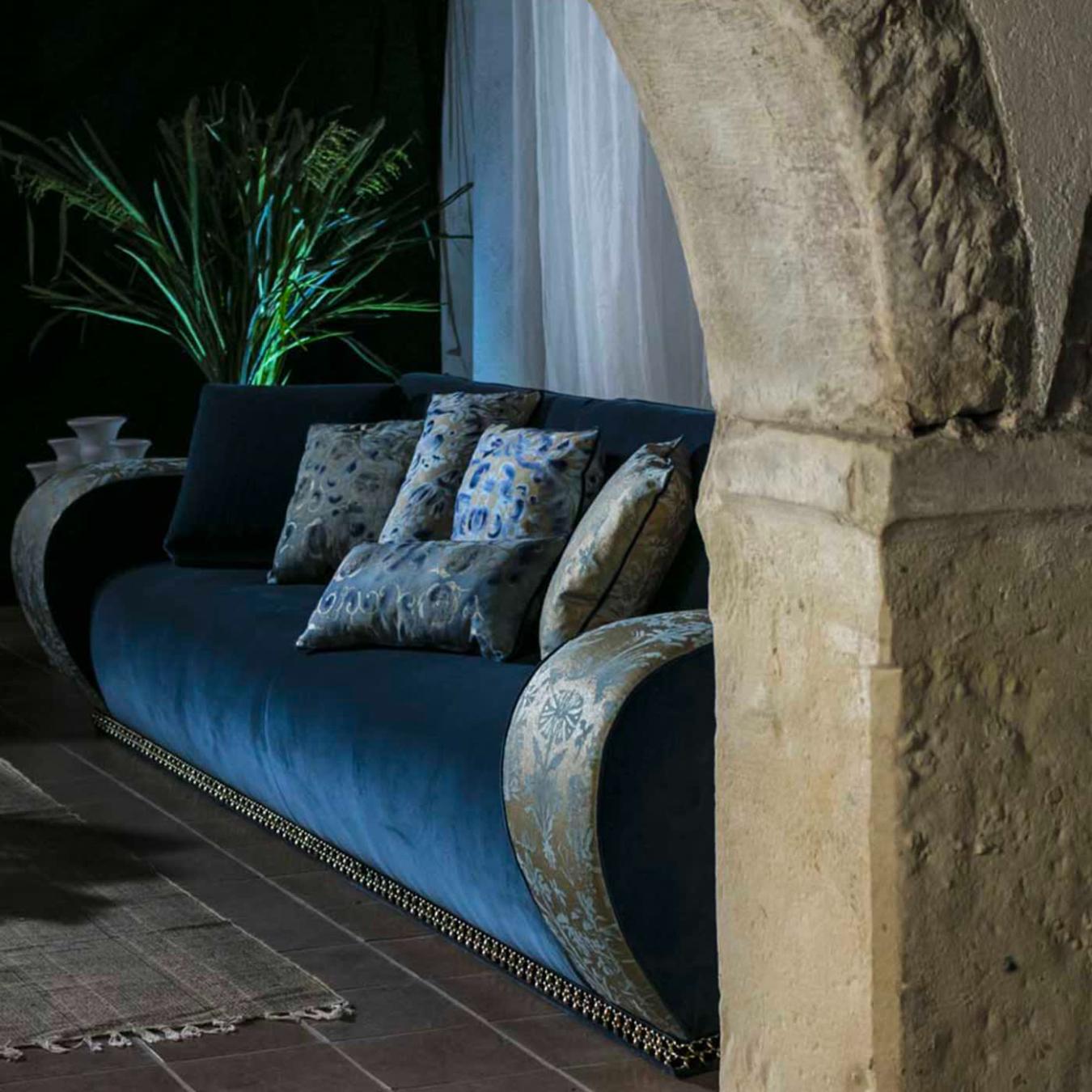 Sofá Venezia Verde-Petróleo