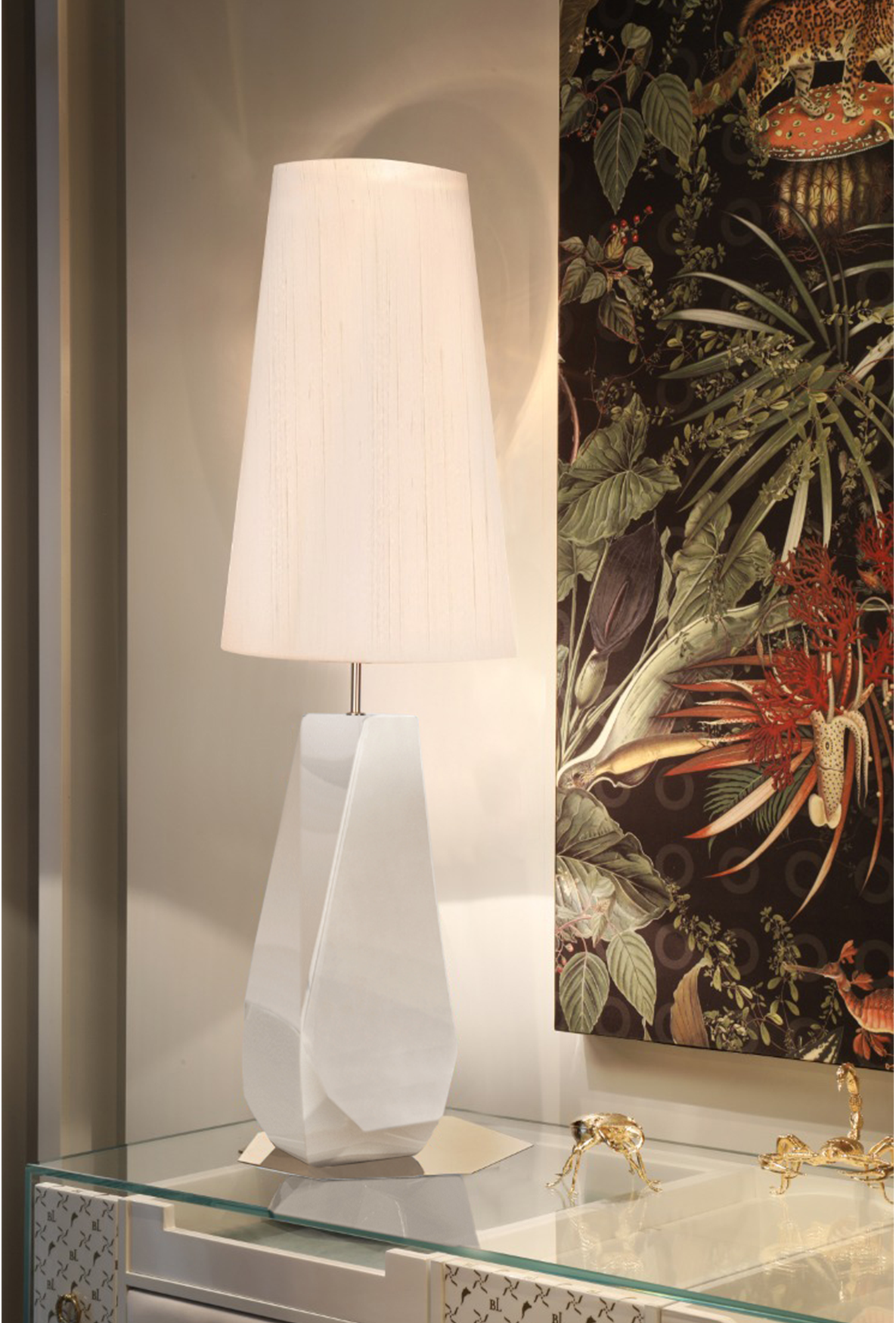 Candeeiro de mesa branco Essence