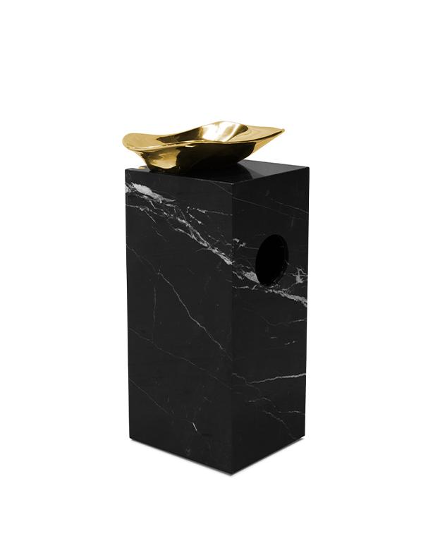 Lavatório de coluna design estilhaçado