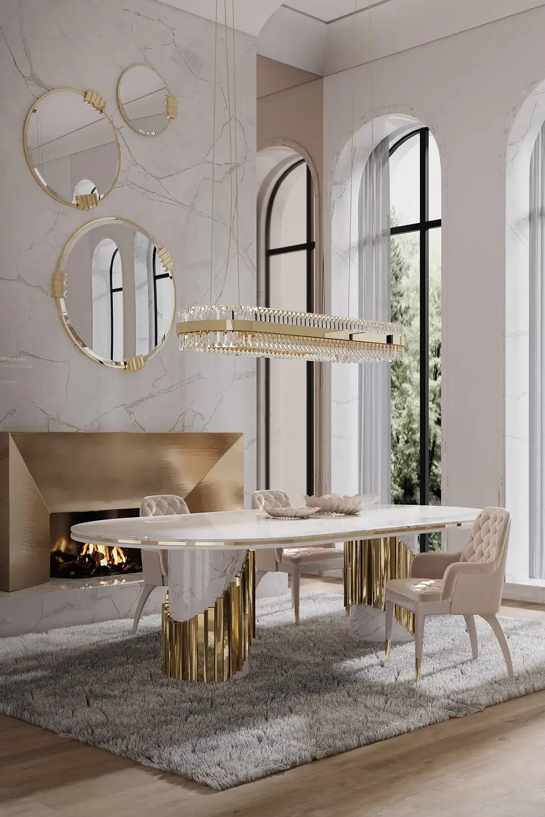 Conjunto espelhos Whirlwind