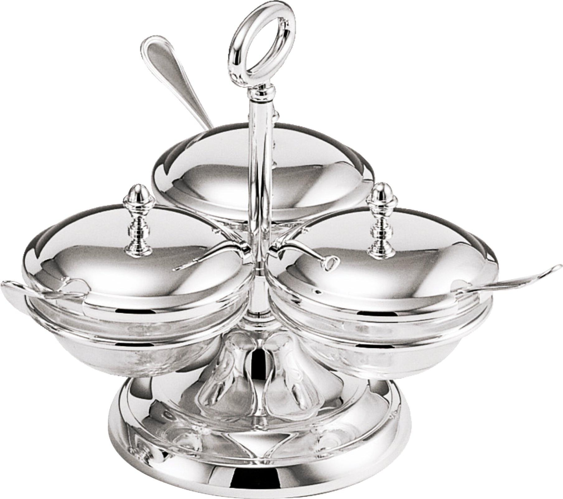 Suporte para Açúcar com Tampa e Colheres