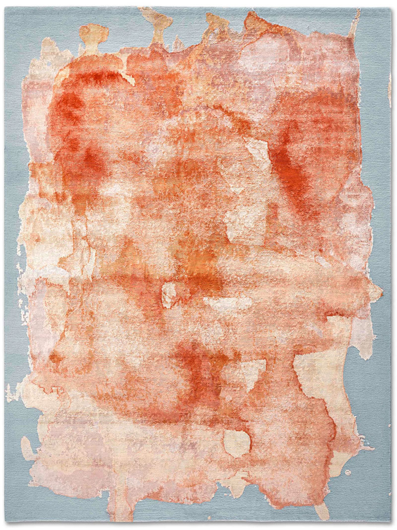 Tapete Mono Rosa Luxury Feito à Mão