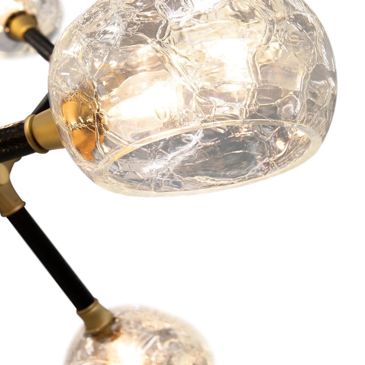 Candeeiro suspenso grande irregular multi-sombra