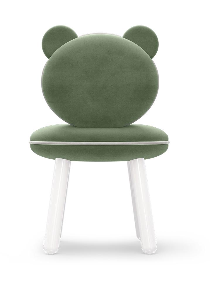 Cadeira infantil Fluffy Bear verde