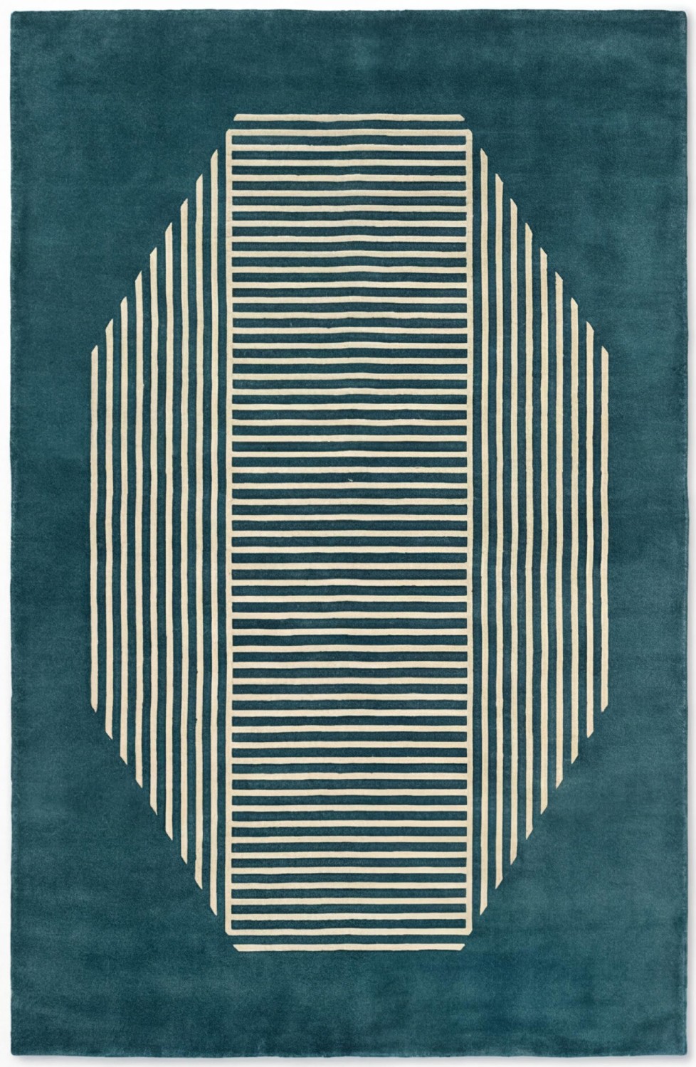 Tapete Octagon Lines Teal