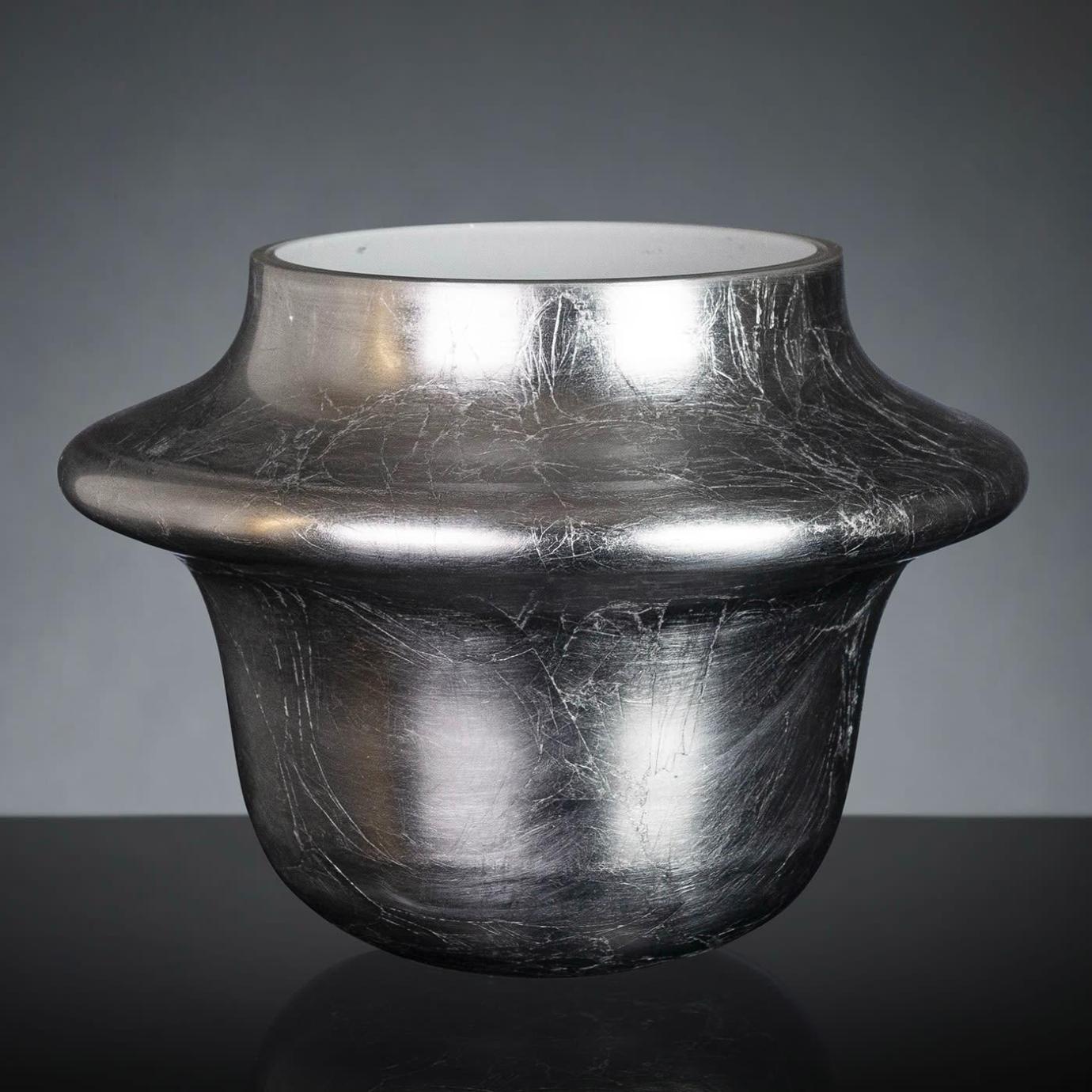 Taça com Folha de Prata