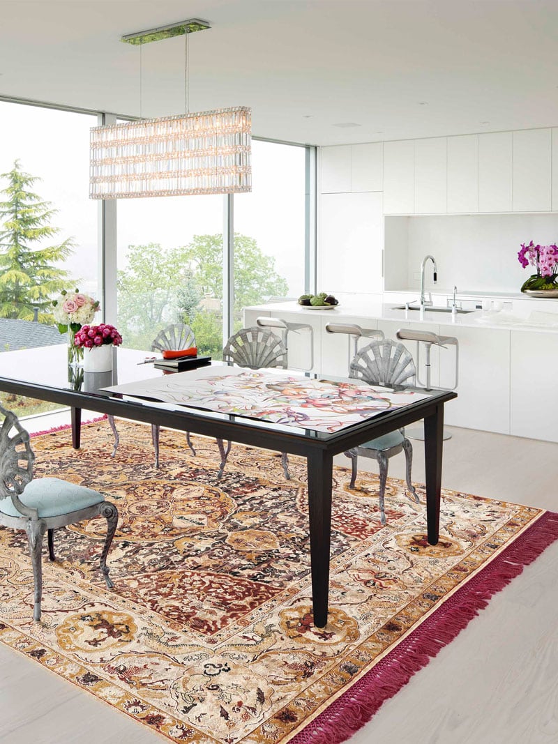 Tapete Gold Luxury Feito à Mão