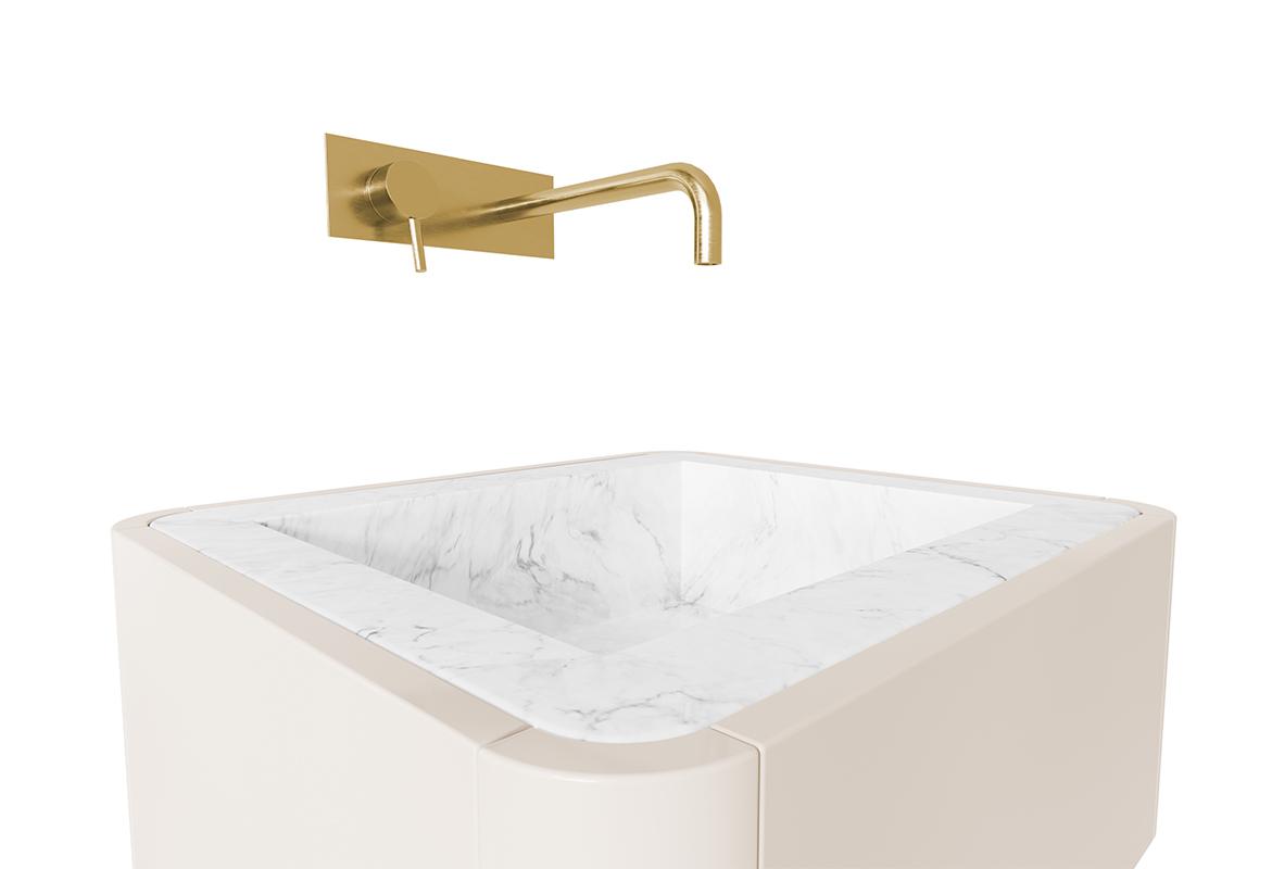 Lavatório de coluna Zen