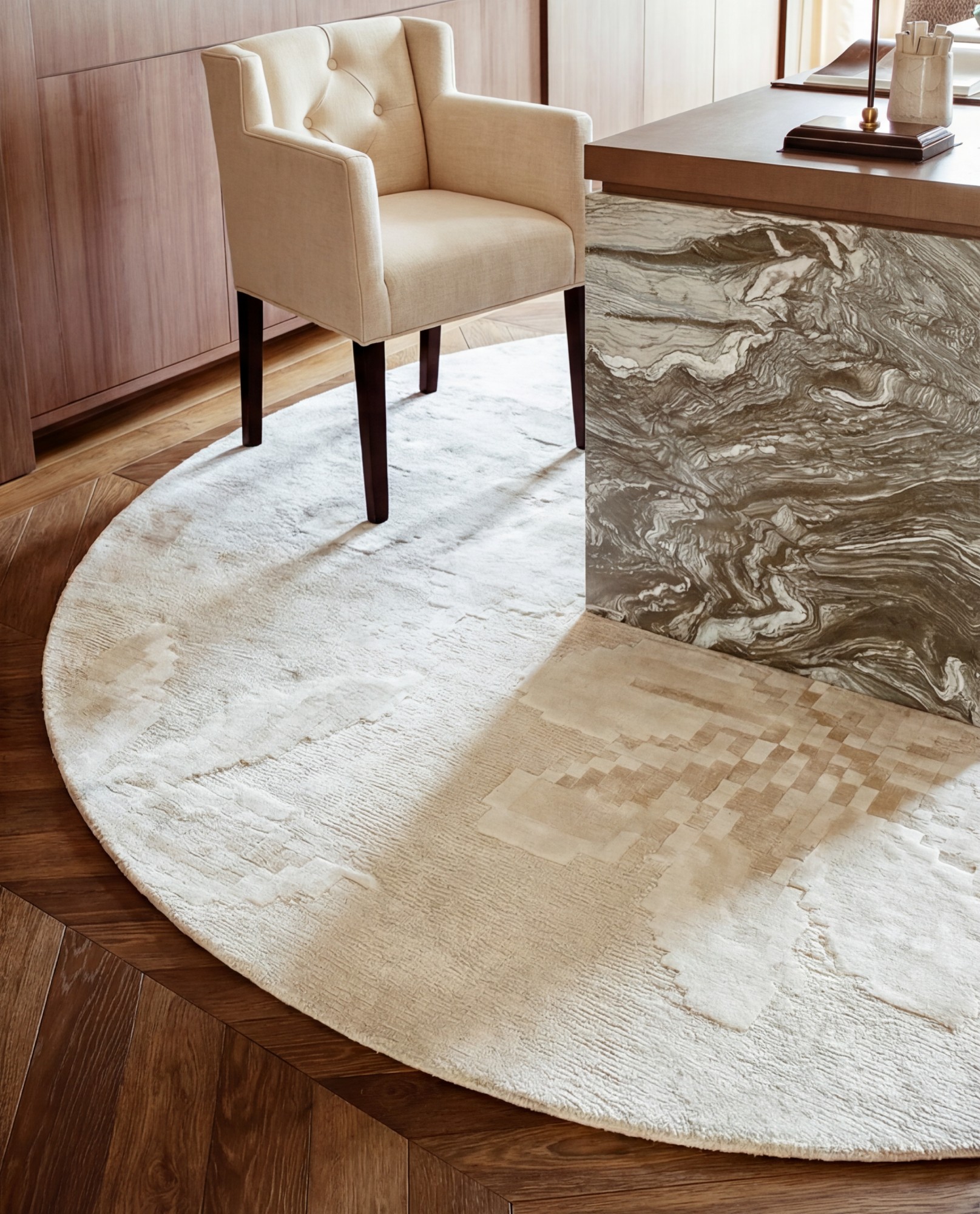 Tapete Ivory Rosette